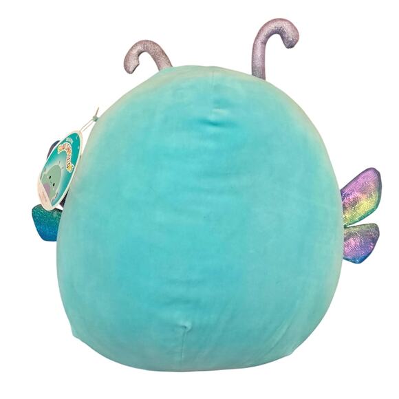 Blue and Purple Squishmallow Heather Butterfly Plush Toy 8" - Picture 2 of 3